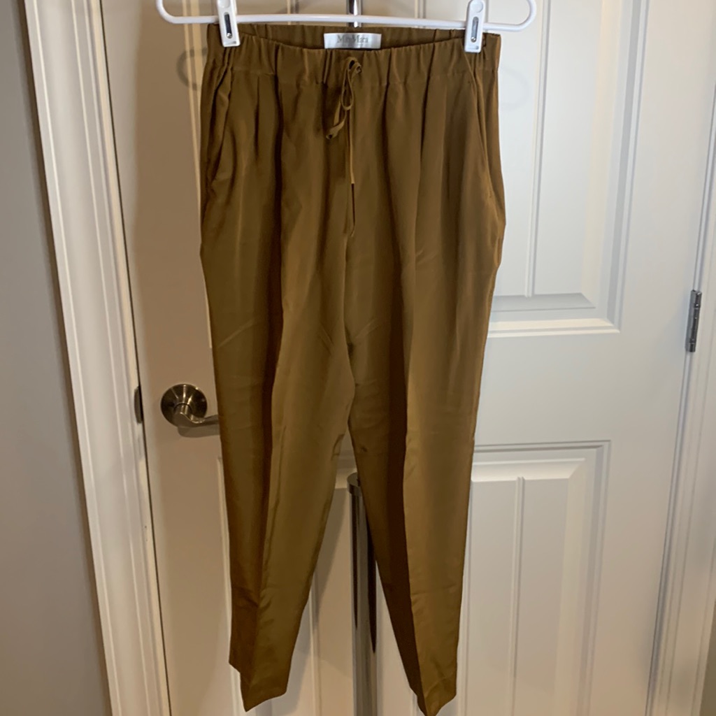 Maxmara Pants Size 2, Brown